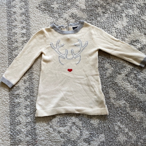 GAP Other - Baby Gap Reindeer Sweater Dress sz 18mo